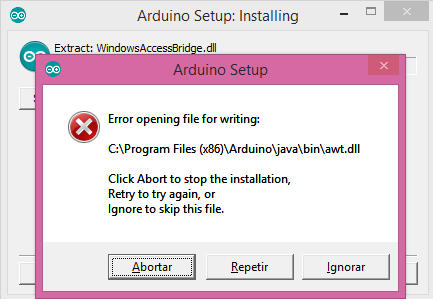 Awt.dll error message.