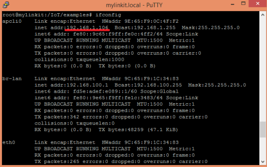 linkit-smart-ifconfig