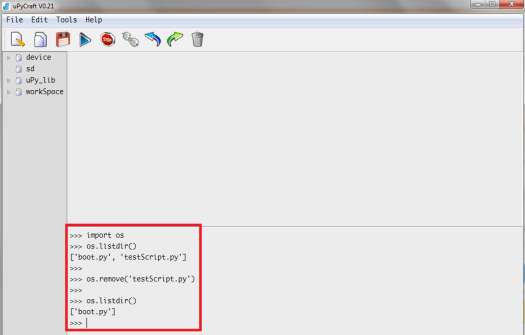 uPyCraft remove file from directory ESP32.png