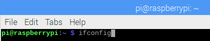 Raspberry Pi if config command