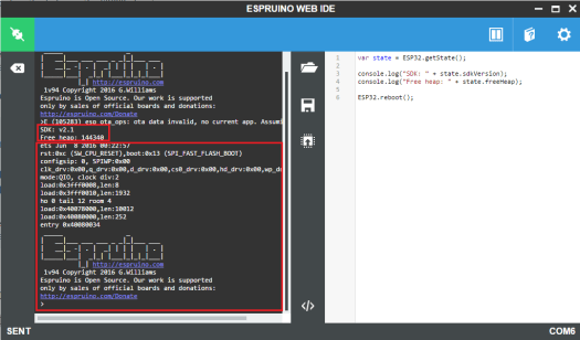 ESP32 Espruino software reset sdk version and free heap.png