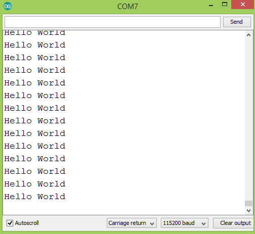 ESP32 low.js Hello World via serial interface