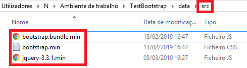 ESP32 Arduino src folder for serving bootstrap
