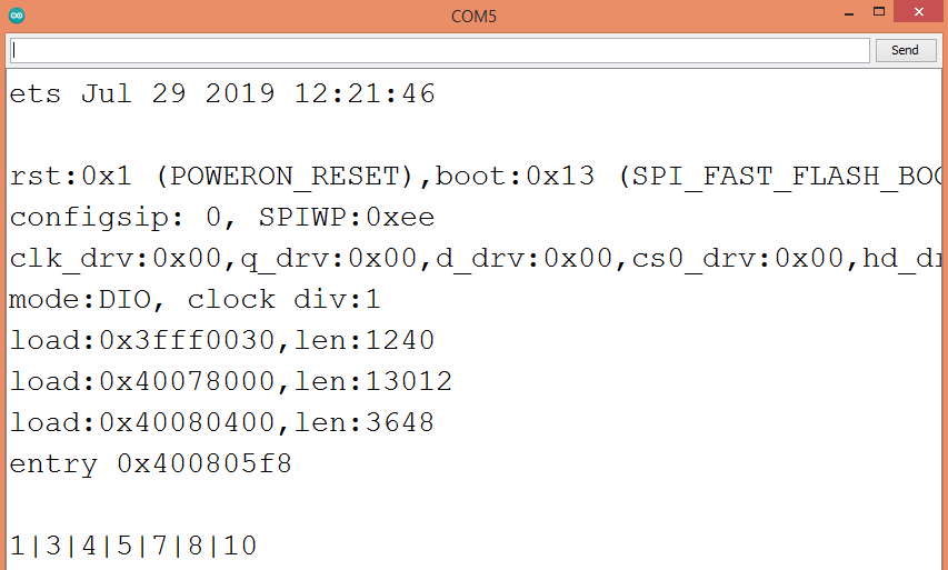 Output of the order function followed by the join function over the same array.