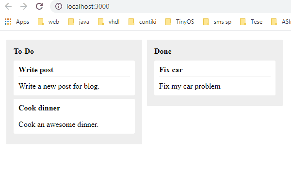 Interaction with the board.